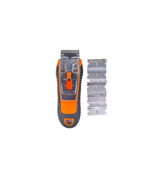Wow Tools Arc Shaped Scraper For Easy Grip &amp; 25 Spare Blades