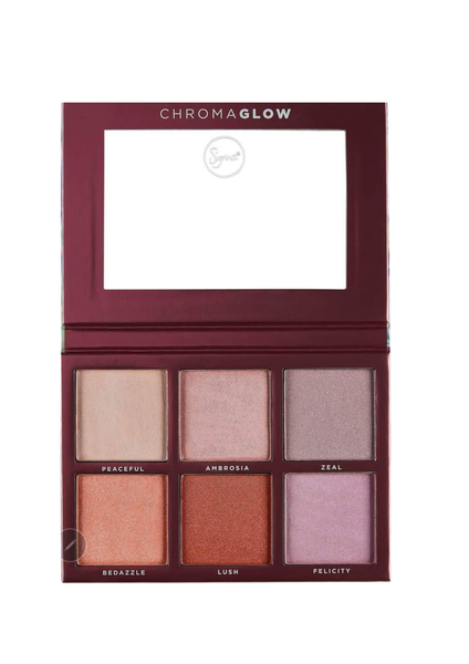 Sigma, Chroma Glow Shimmer + Highlight Palette