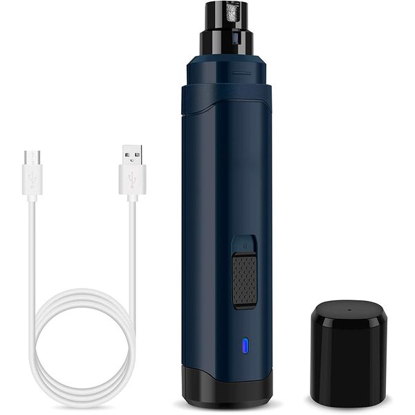 Pet Nail Grinder for Dog &amp; Cat Electric Rechargeable Nail Trimmer 2-Speed