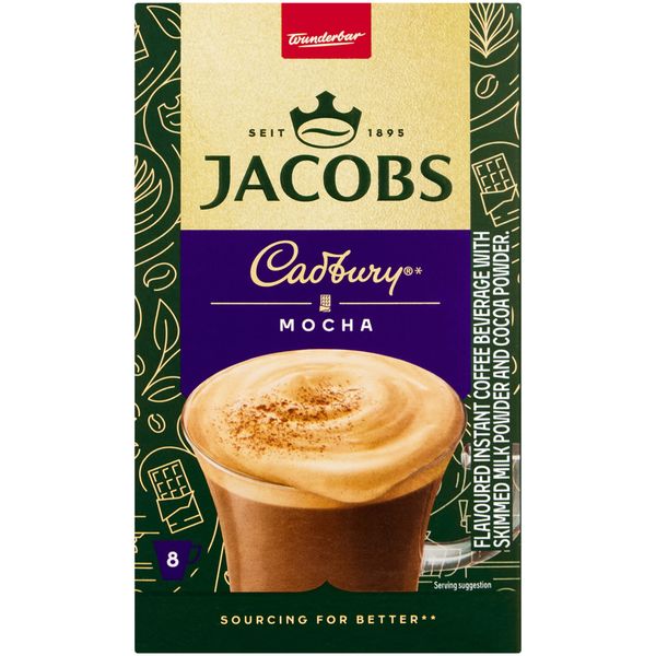 JACOBS Cadbury Original Mocha - Instant Coffee - 8 pack (8x19.5g)