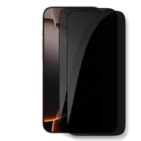 Privacy Glass Screen Protector Compatible with iPhone 16 Pro Max (Pack-2) Image