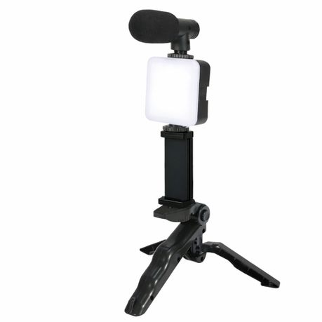 LED Video Light RGB Fill Light Photography with Tripod Micro & Phone Clip Image