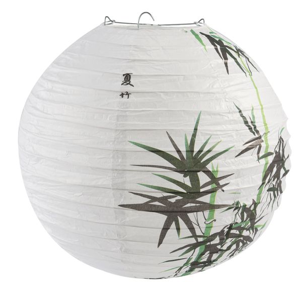 30cm Lampshade Paper Lantern Oriental Style Light Decoration Chinese , Bamb