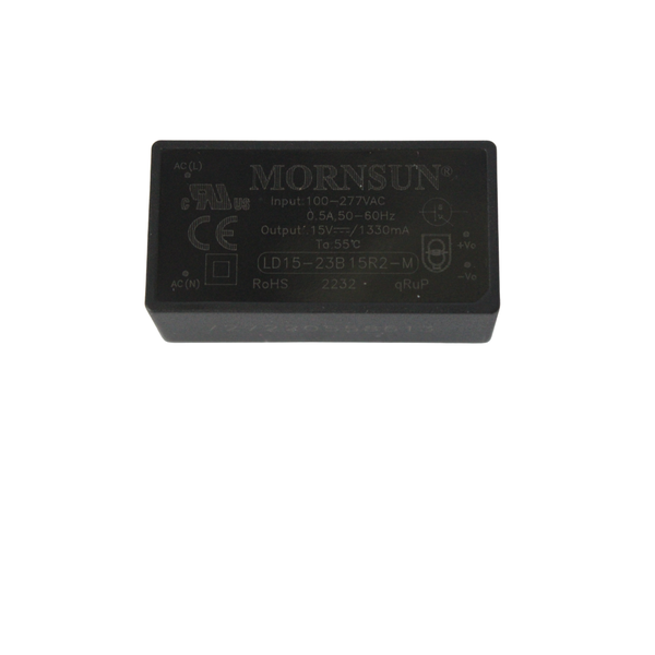 LD15-23B15R2-M PCB Mount SMPS 85-305VAC Input 15VDC 1A Output 15W