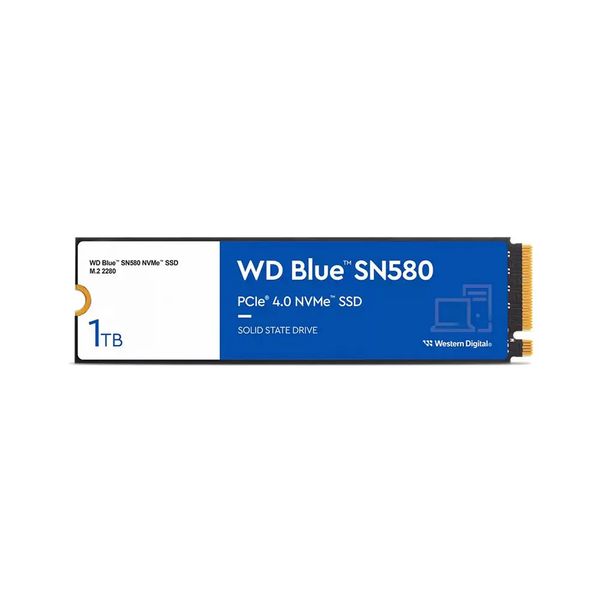 Western Digital 1TB WD Blue SN580 NVMe Internal Solid State Drive SSD