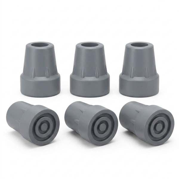 Woosien Crutch Tips, 3/4Inch Heavy Duty Non-Slip Rubber Cane Tips