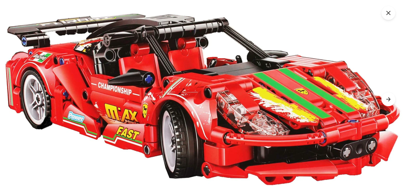 SamMag Biz Constructor for Boys Racing Car (433 Parts) / Large Constructor