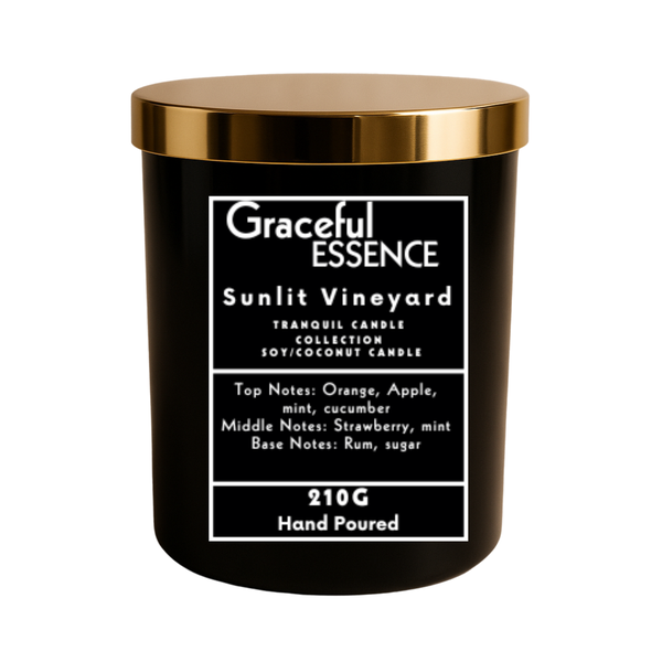 Tranquil Candle - Sunlit Vineyard