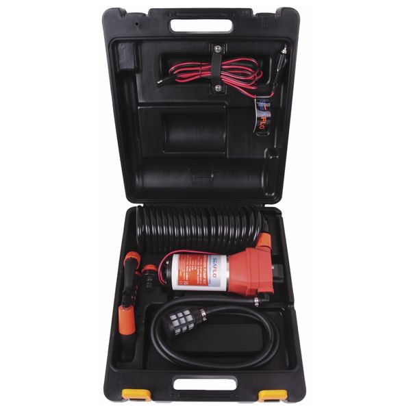 Seaflo Portable Washdown Kit -4.5GPM/17LPM | 12 Volt/17 Amp | 70PSI/4.8 Bar