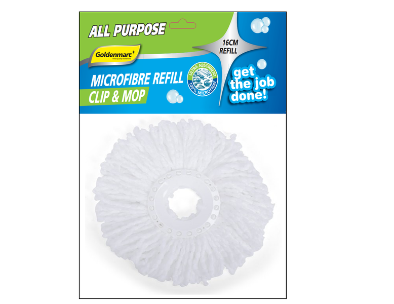 Goldenmarc Step and Push Mop Microfibre Refill