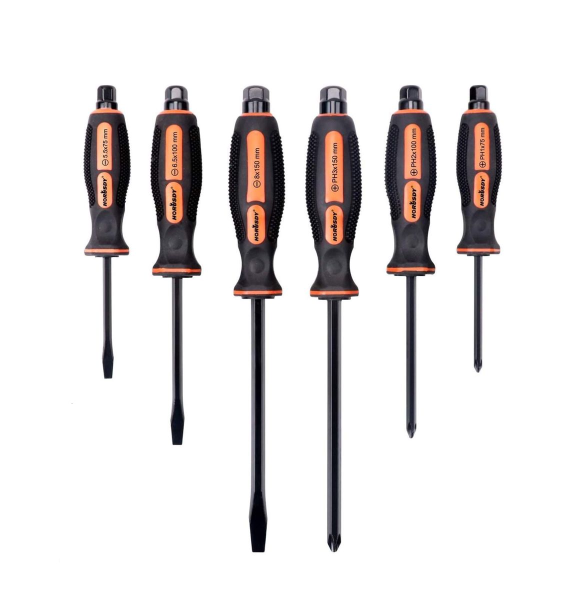 HORUSDY 6-Piece Magnetic Screwdriver Set