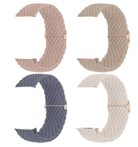 4 Pack Braided Bands Compatible with Apple Watch 38-41mm Models -Multicolor