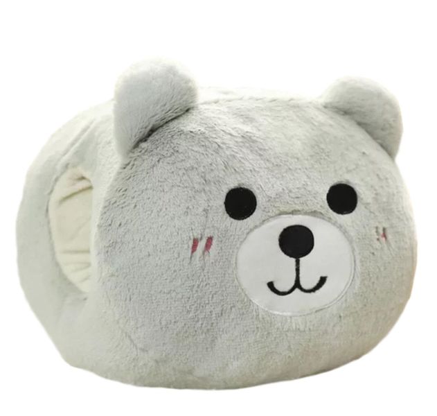 Totland Plush Soft Hand Warmer Pillow Cushion - Pink Bear
