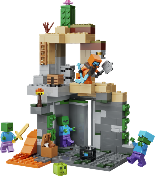 LEGO Minecraft Zombie Dungeon Building Set 284 Pieces