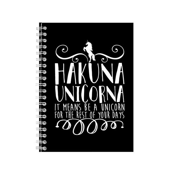 Unicorn Notebook Mermaid Gift Idea Writing Book Notepad Pad 32