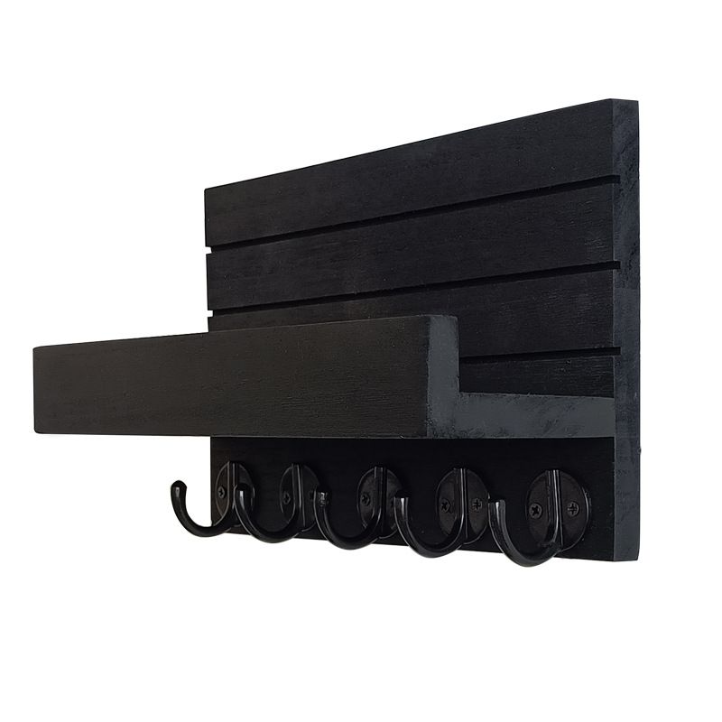 Multifunctional Wooden Wall Mounted Storage Shelf Decoration Rack