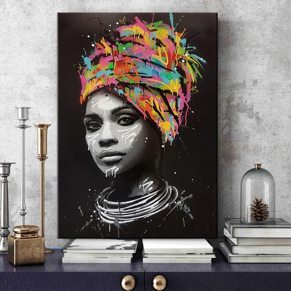 African Woman Canvas Print Wall Art Décor