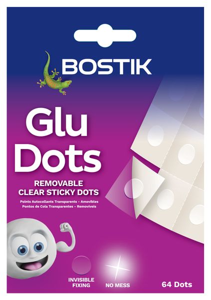 Bostik Glu Dots Removable - 64 Dots