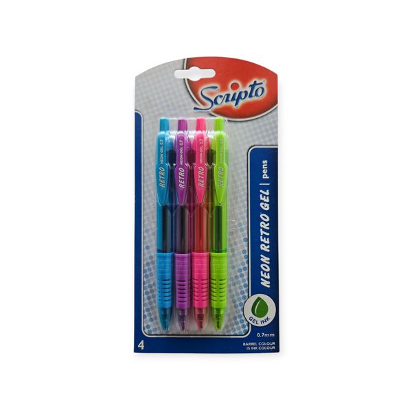 Scripto: Retro Neon Gel Pen - Assorted