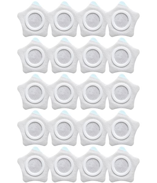 Castor Oil Pack Wrap for Belly Button Single-Used Self-Adhesive Patches