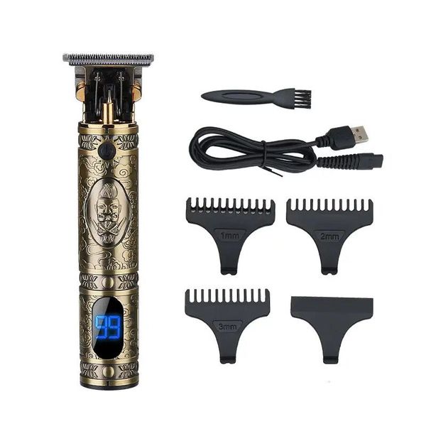 Professional Cordless Hair Clipper USB Rechargeable Hair Trimmer