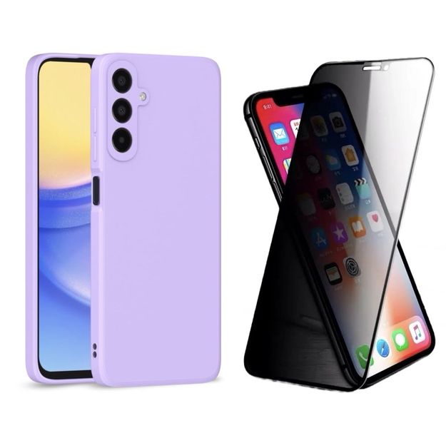 Silicone Cover + Privacy Glass Compatible With S image