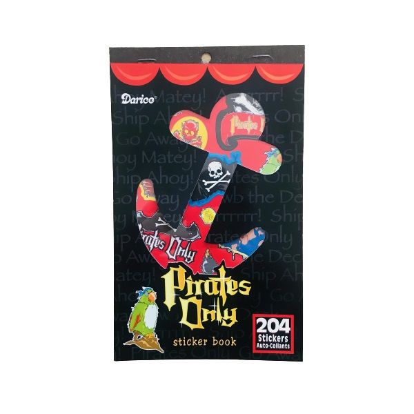 Sticker Book - Pirate (204 Stickers)