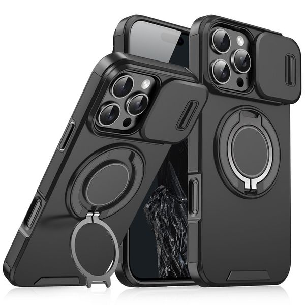 Shockproof case with 360 Rotatable Ring Stand Compatible With Honor 400 lite