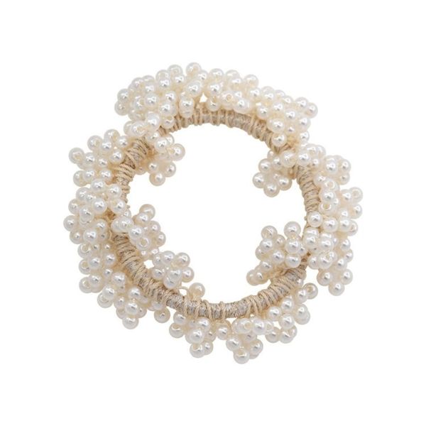 Suzyacc KR Fairy Pearl Hair Ring for Women