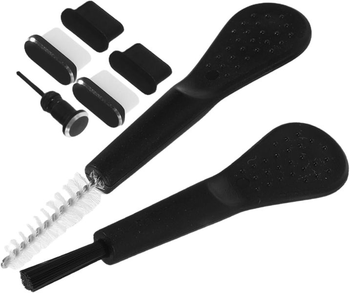 USB-C Dust Cleaning Kit With Plugs, Covers And Brush, Compatible With Mult