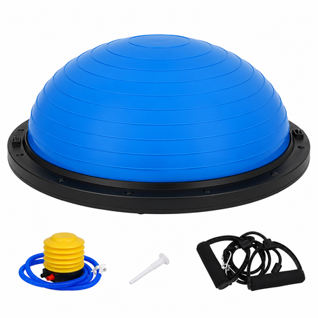 58cm-Fitness Balance Ball Balance Trainer Yoga Ball Pilates Bosu Ball Image