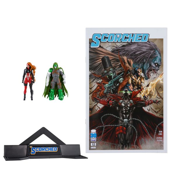 Spawn WV2 She-Spawn &amp; Curse 3-Inch Figures With Comic - 2 Pack