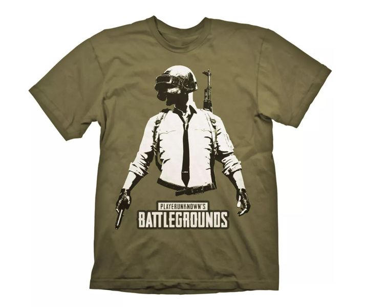 Official Playerunknown's Battlegrounds: PUBG Guy Stencil T-Shirt