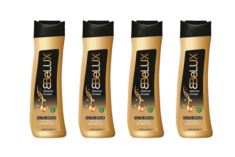 Belux Shampoo Keratin Power Bundle (4 x 600ml)
