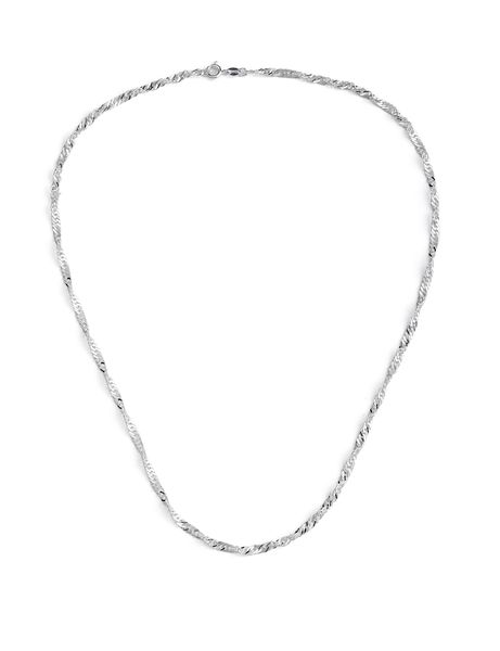 3mm 50cm Sterling Silver Singapore Chain