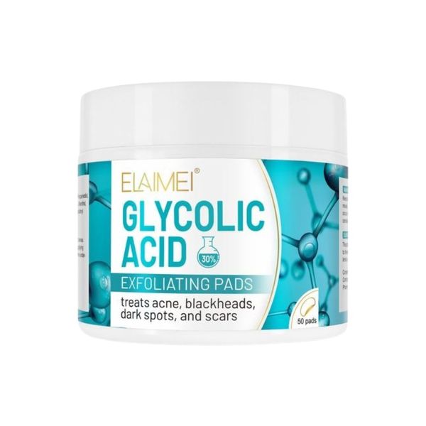 Glycolic Acid Pads - Acne &amp; Scar Treatment (50 Piece)