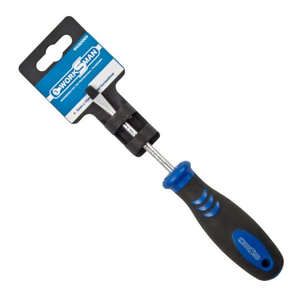 Bulk Pack x 20 Worksman Flat Screwdriver 5mm 75mm