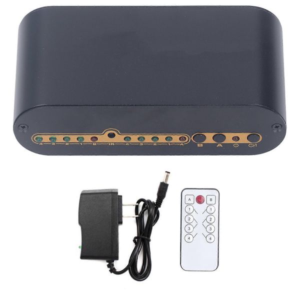 Spdif Digital Optical Sound 4x2 Switcher 4 In 2 Out Digital Optical Sound 4x2 Splitter With Ir Remote Control 100?240v Us Plug