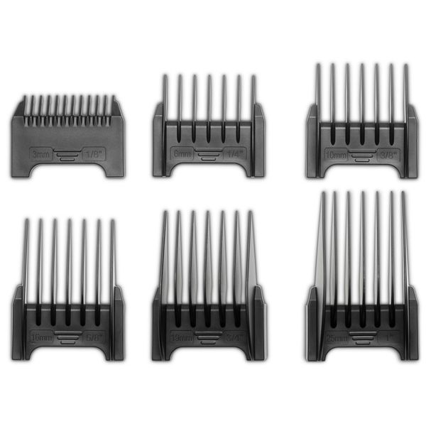 Beurer Spare Comb Attachments x6 for use with MN5X Hair Clipper (3-25mm)