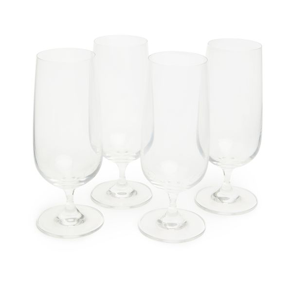 George &amp; Mason - Soho Crystal Beer Glasses - Set of 4