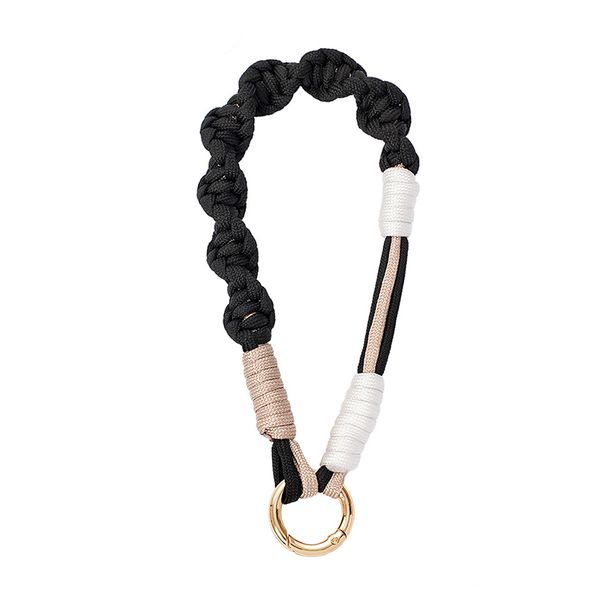 Cotton Rope Woven Car Keychain Women Handbag Pendant Bracelet