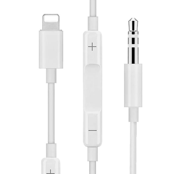 Lightning to 3.5mm Male Aux Audio Adapter MH021