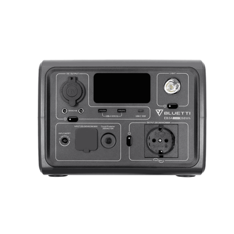 Bluetti EB3A 600W Portable Power Station 268WH - 2 Pin Socket Image