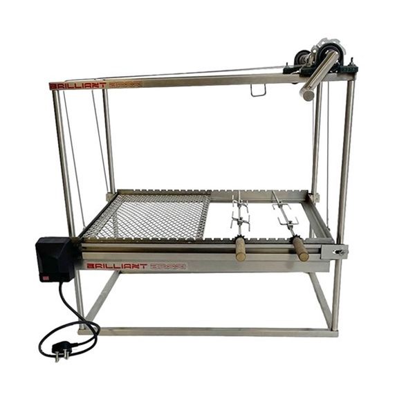 Brilliant Braai Knockdown Braai with Hoist and Rotisserie