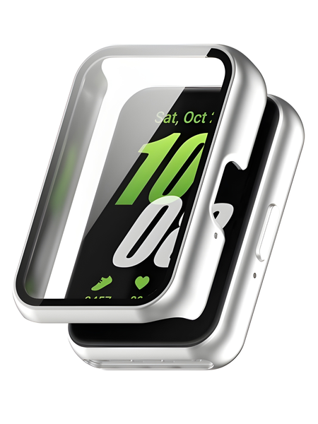 Full Protective Case Compatible With Samsung Galaxy Fit 3 SM-R390-Silver