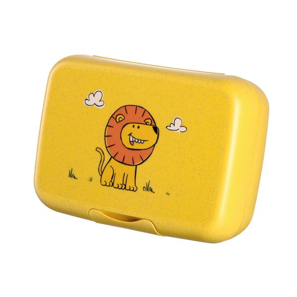 Leonardo Lunchbox for Children: BPA-Free BAMBINI Yellow Lion