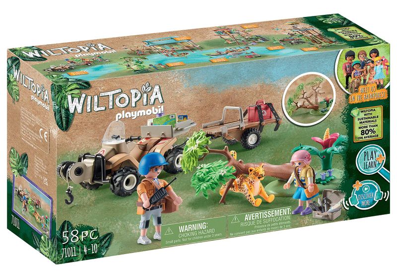 Playmobil Animal Rescue Quad 71011 image