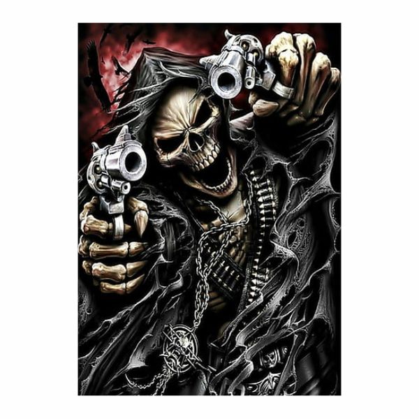 Skull &amp; Guns - A1 Poster