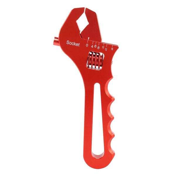 Aluminum Wrench Hose Fitting Tool Aluminum Spanner An3-An16 - Red