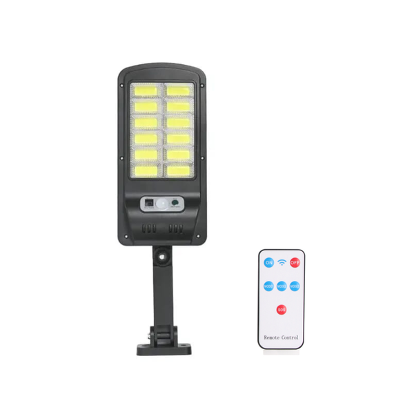 Solar Motion Sensor Wall Light - 120 LEDs 60W - 3 Functions Outdoor